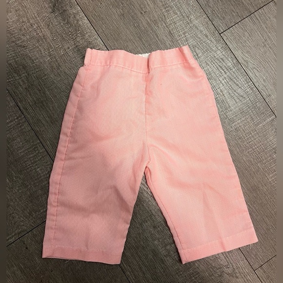 Vintage Thomas Pink Baby Floral Jacket Pant Set Size 12 Months - Picture 4 of 5